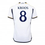 Günstige Fußballtrikots Real Madrid Kroos 8 Kinder Heimtrikot 2023-24 Kurzarm